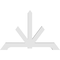 Ekena Millwork Vanguard Architectural Grade PVC Gable Bracket, 84"W x 56"H x 6"D x 6"F, 16/12 Pitch GBP084X56X0606VAN00 - alternate 3